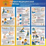 Стенд "Оказание первой медицинской помощи пострадавшему"