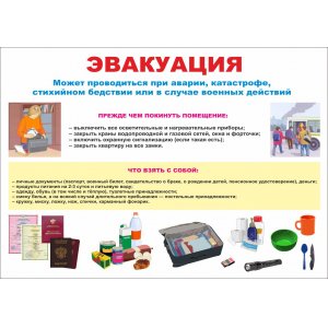 Плакат "Гражданская оборона"