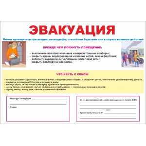 Плакат "Гражданская оборона"