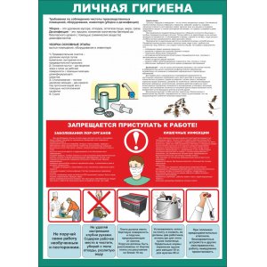 Плакат "Охрана труда на пищеблоке"