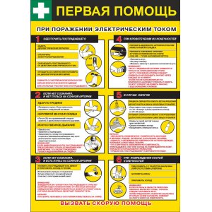Плакат "Первая помощь"