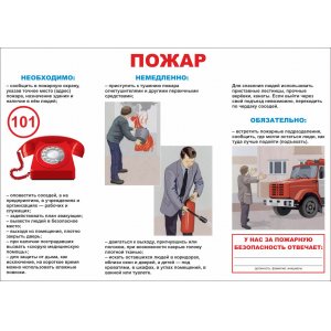 Плакат "Пожар"