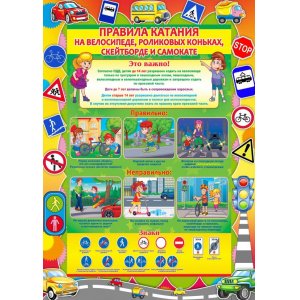 Плакат "Правила катания катания"