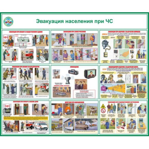 Картинки эвакуация населения при чс