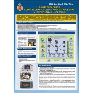 Стенд "Общая Российская комплексная система информирования и оповещения населения"