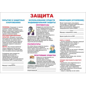 Стенд "Защита"